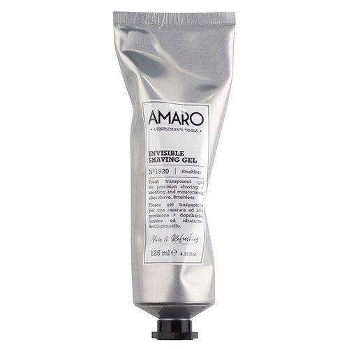 Invisible Shaving Gel AMARO, 125 мл гель для бритья amaro invisible shaving gel прозрачный 125мл