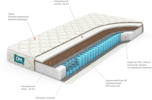 Матрас Dream Master Уно 6 SP 140х195