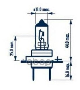 Nv48729_лампа! (H7) 24v 70w Px26d Галогенная Heavy Duty Narva арт. 48729