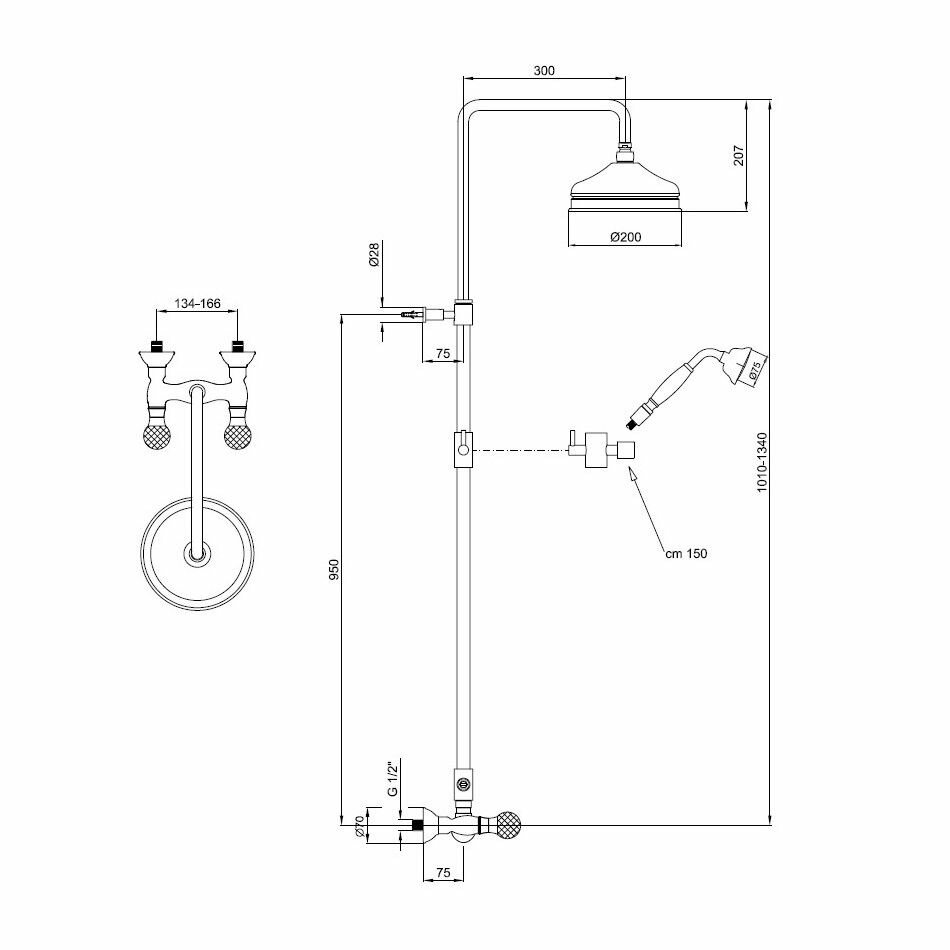 Душевая система Webert - фото №14