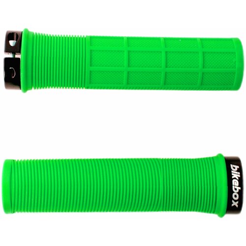 Грипсы для велосипеда Death Grip Green зеленые с локоном, комплект 2 шт грипсы blunt hand grip smoke green