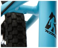 Подростковый горный (MTB) велосипед KONA Shred 20 (2018) matt blue/black decals 11" (требует финальн