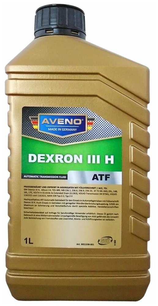 Трансмиссионное масло ATF II D Dexron, 1 л
