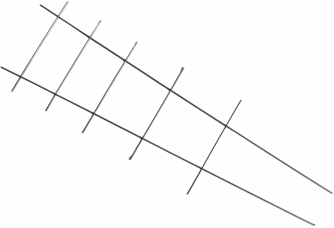 Шпалера для растений стальная 50*18 см, 5 шт в наборе - фотография № 6