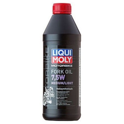 Масло вилочное Liqui Moly Motorbike Fork Oil 7,5 W Medium/Light (Синтетическое) 1л.