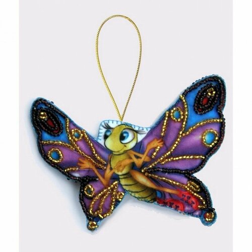Бабочка #F009 Butterfly Набор - фетровая апликация 8 x 11 см