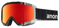 Маска ANON Helix 2.0 Goggle + Spare Lens Black/Silver Amber