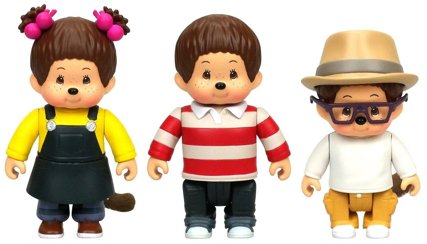 Monchhichi Фигурки Каури, Ханна, Вилли 3 в 1 81504