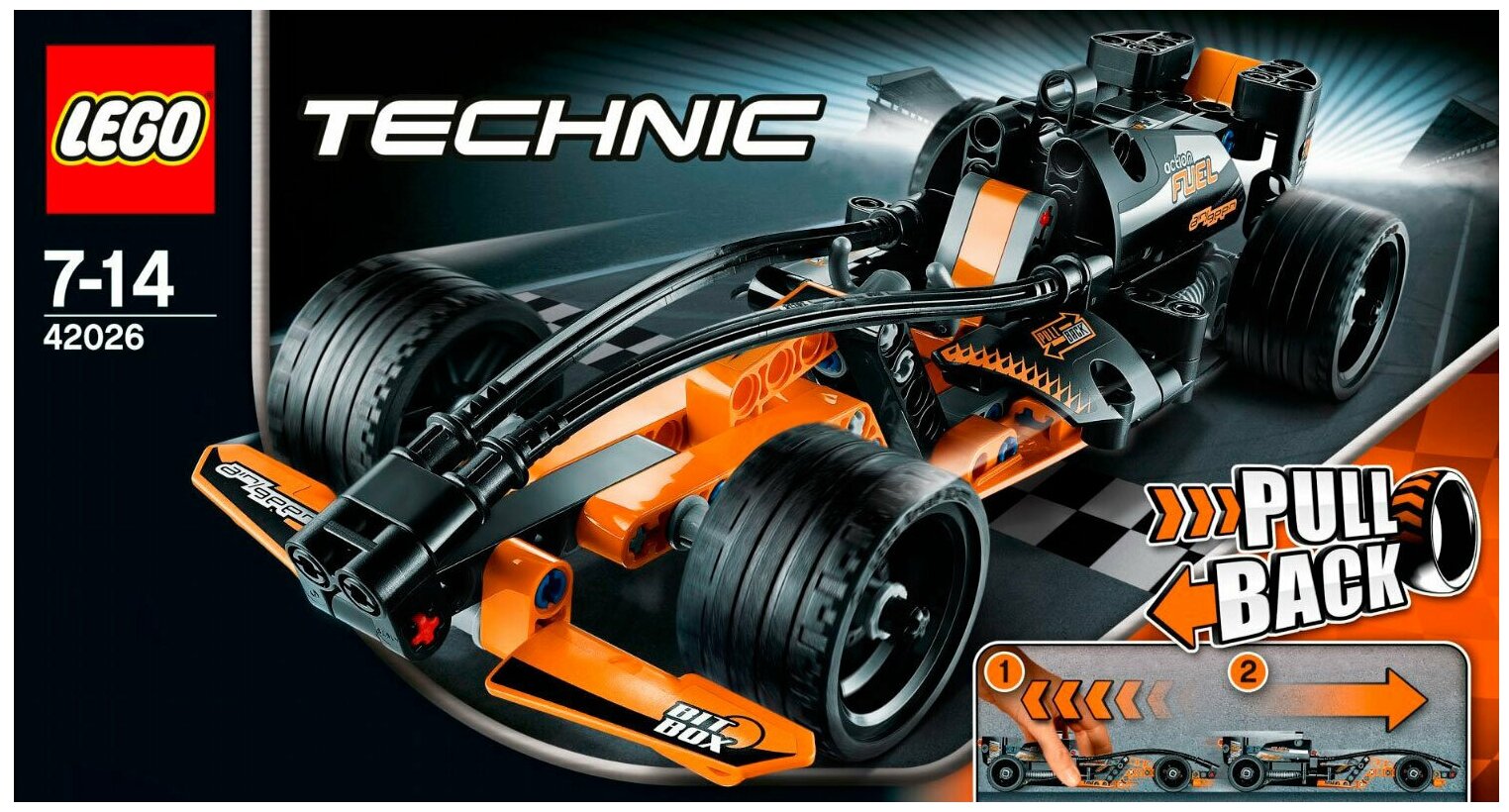 LEGO Technic 42026 Черный Чемпион-Гонщик