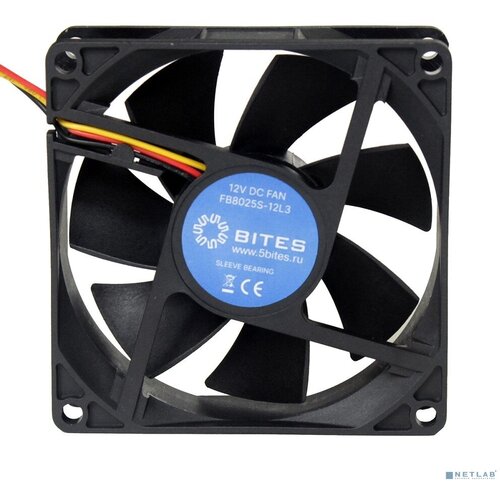 5bites Вентиляторы 5bites Вентилятор FB8025S-12L3 80X25 / SLEEVE / 2000RPM / 3P