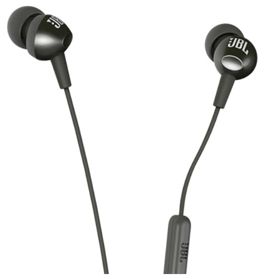 Наушники JBL C200SI, mini jack 3.5 mm, black