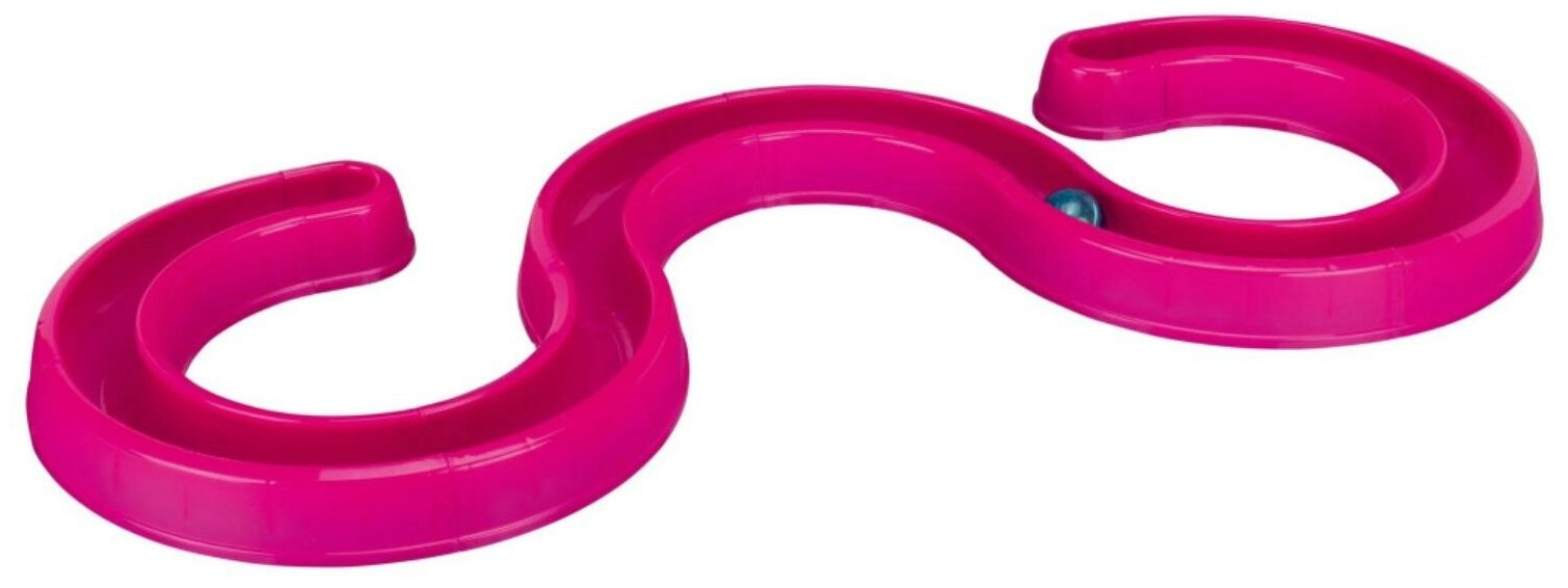 Игрушка для кошек Trixie Flashing Ball Race, размер 65×31x5см., розовый