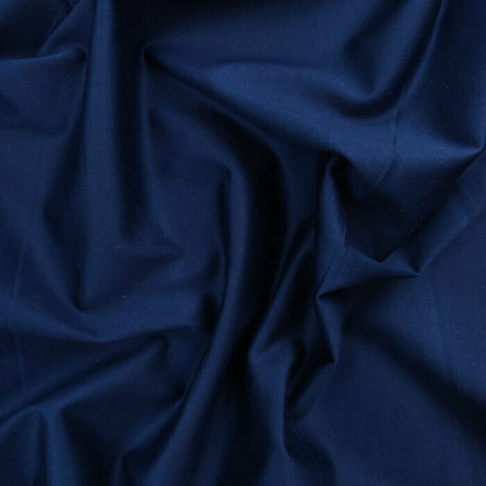 Ткань трикотаж кулирка (темно-синий) 100 вискоза италия 50 cm*150 cm
