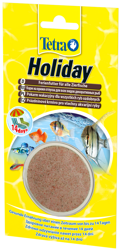 Корм для аквариумных рыб Tetra Holiday 30 г (брикет желе)