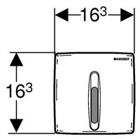 Кнопка смыва GEBERIT HyBasic 115.818.11.1 белый