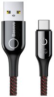 Кабель Baseus C-Shaped USB - USB Type-C (CATCD) 1 м черный