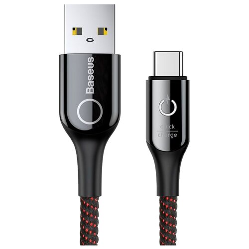 фото Кабель Baseus C-Shaped USB - USB Type-C (CATCD) 1 м черный