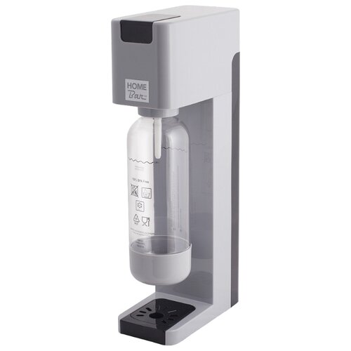 фото Сифон для газирования воды + баллоны home bar smart 110 ng серебряный