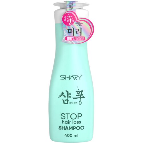 Купить Shary Stop hair loss укрепляющий шампунь против выпадения для всех типов волос, 400 мл