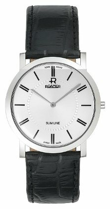 Наручные часы Roamer Slime Line Classic, белый, серебряный