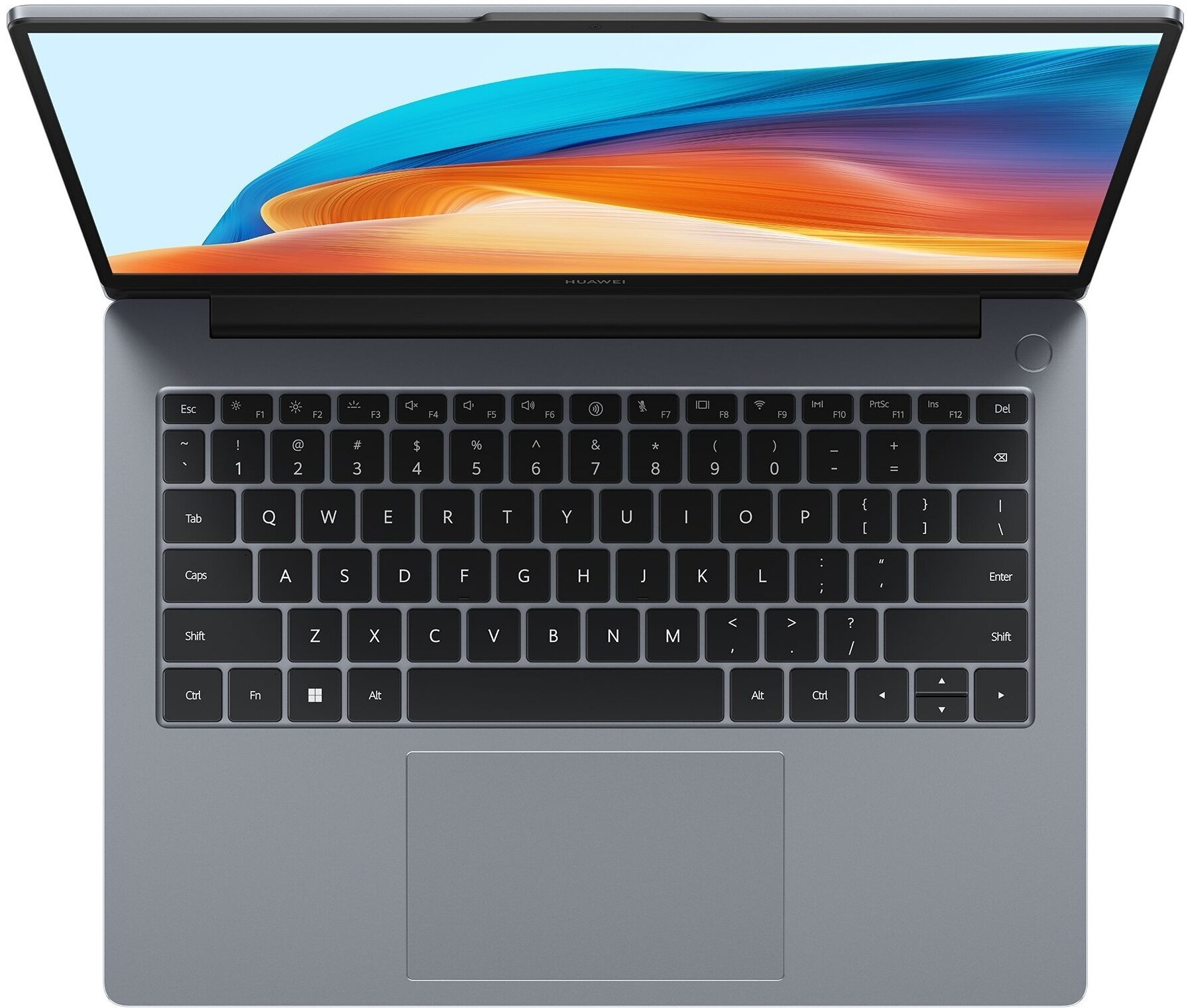 Ноутбук Huawei MateBook D MDF-X, 14", IPS, Intel Core i3 1215U, LPDDR4x 8ГБ, SSD 256ГБ, Intel UHD Graphics, серый космос (53013rhl) - фото №3