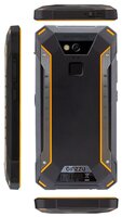 Смартфон Ginzzu RS9602 черный/оранжевый