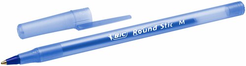 BIC Ручка шариковая, синяя, среднее письмо, BIC Round Stic Classic