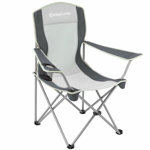 Кресло туристическое раскладное King Camp 3818 Arms Chair cталь, 84Х50Х96, черно-серый