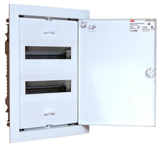 Щит распределительный ABB 2CPX031282R9999 встраиваемый, пластик,