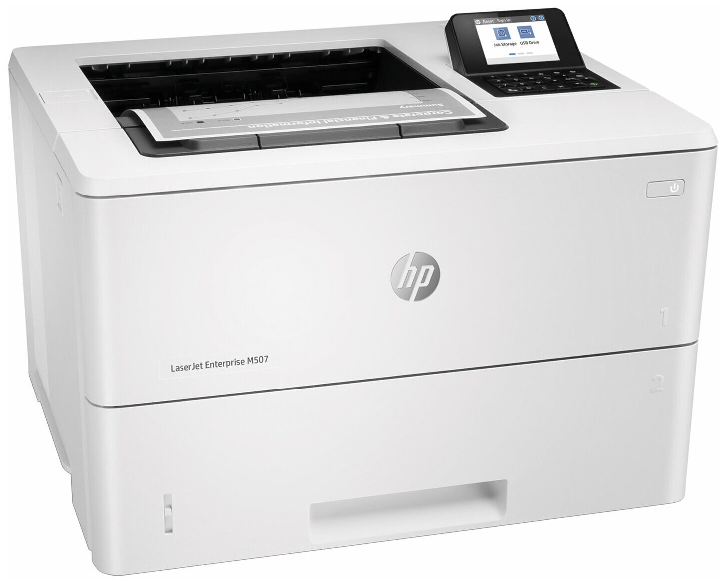Принтер лазерный HP LaserJet Enterprise M612dn лазерный, цвет: белый [7ps86a] - фото №18