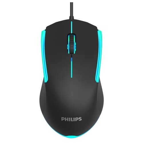 Мышь Philips G314, черный мышь проводная lenovo legion m500 rgb gy50t26467