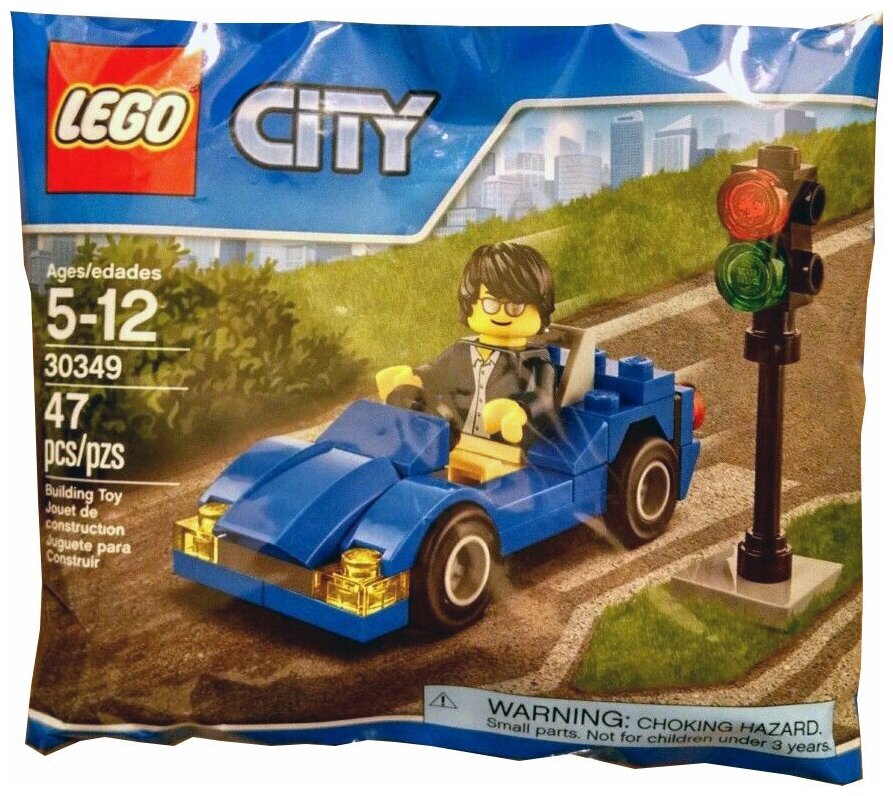 Конструктор LEGO City 30349 Спортивный автомобиль, 47 дет.