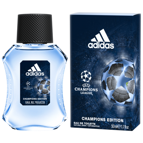 Adidas туалетная вода UEFA Champions League Champions Edition, 50 мл душистая вода adidas uefa champions league champions edition refreshing body fragrance