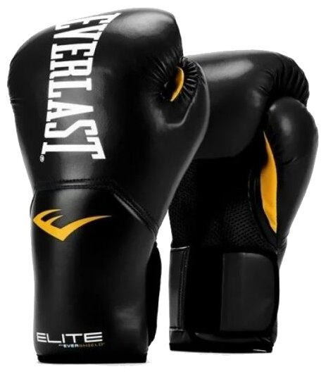 Перчатки тренировочные Everlast Elite ProStyle 14oz черный