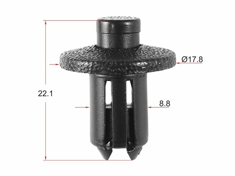 Клипса Toyota/Lexus/Mazda/Honda (1 Шт Sat арт. ST-KJ-355