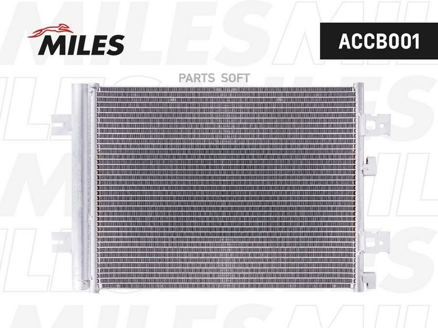 MILES ACCB001 Радиатор кондиционера