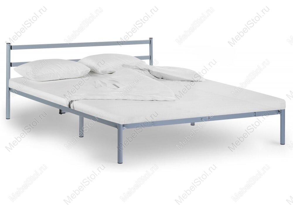 Полутораспальная кровать Woodville Фади-01 120х200 Серый