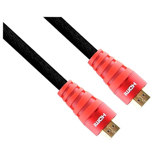 фото Кабель VCOM HDMI - HDMI (CG526S) 1.8 м черный/красный