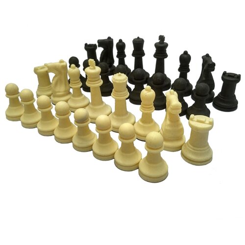 D26162 Набор шахматных фигур, матовый пластик 6см