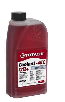 Жидкость охлаждающая низкозамерзающая Антифриз TOTACHI NIRO COOLANT Red -40C G12+ 1кг