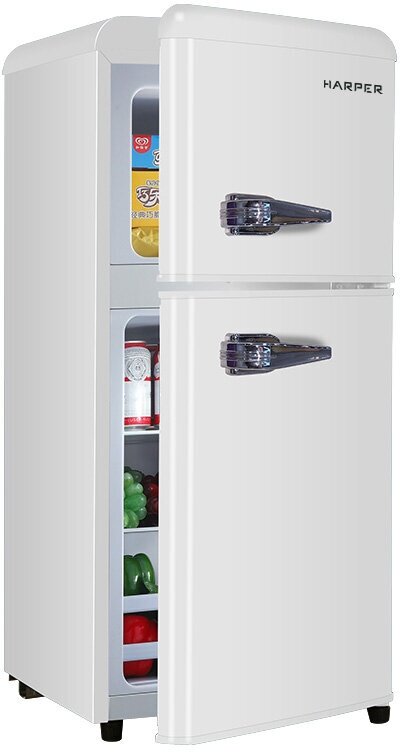 Холодильник компактный Harper HRF-T140M белый - фотография № 2