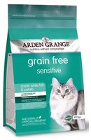Корм для кошек Arden Grange (0.4 кг) Adult Cat Sensitive океаническая белая рыба и картофель сухой к