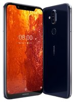 Смартфон Nokia 8.1 64GB индиго с серебром