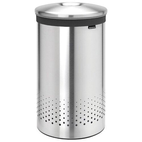 фото Brabantia корзина для белья 60 л brilliant steel