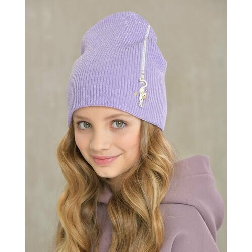 фото Шапка dan&dani, размер м (52-54 см), фиолетовый