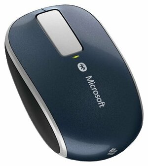 Беспроводная компактная мышь Microsoft Sculpt Touch Mouse Black-Blue Bluetooth