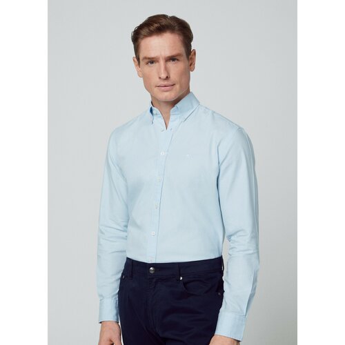фото Рубашка hackett london, размер xxl, голубой