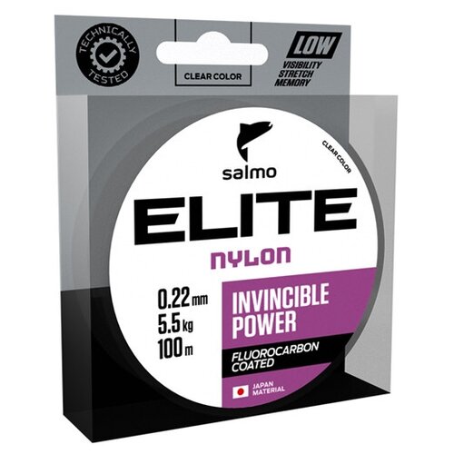 фото Леска монофильная salmo elite "fluoro coated nylon" 100/017