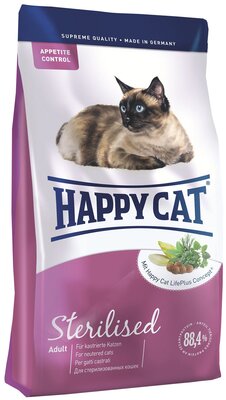Сухой корм для стерилизованных кошек Happy Cat Sterilised