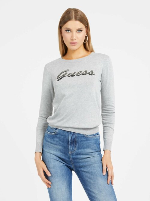 Джемпер GUESS, размер 50/XL, серый